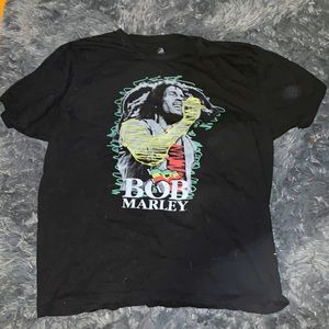 Black Bob Marley tshirt